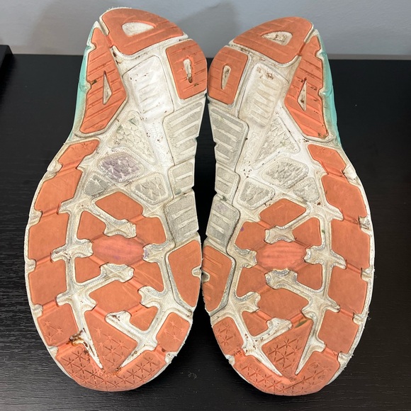 Hoka Arahi 7 Running Shoe Sneaker Women’s 10 Blue Mint Green - Picture 5 of 8